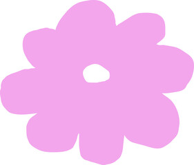 Obraz premium Pink Naive Flower