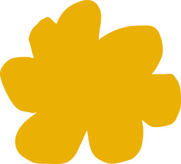 Yellow Blob Flower