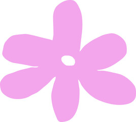 Pink Naive Flower