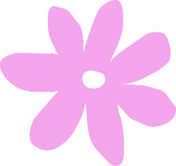 Pink Naive Flower