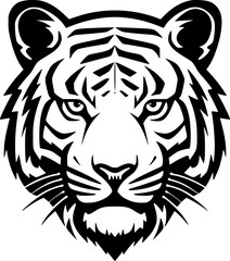 Obraz premium Tiger - High Quality Vector Logo - Vector illustration ideal for T-shirt graphic