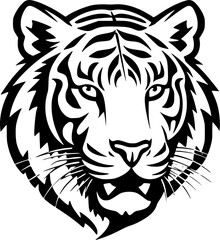 Tiger - High Quality Vector Logo - Vector illustration ideal for T-shirt graphic
