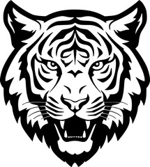 Obraz premium Tiger - High Quality Vector Logo - Vector illustration ideal for T-shirt graphic