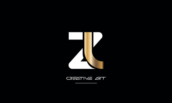 ZL, LZ, Z, L abstract letters logo monogram