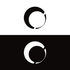 Circle vector logo template design