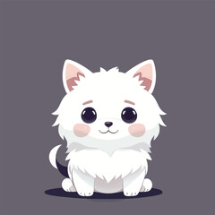 Cute vector illustration of a dog or puppy