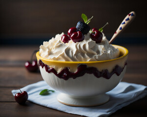 Indulgent Delights: Decadent Cakes and Desserts - Delicias Indulgentes: Pasteles y Postres Decadentes (generated with AI)