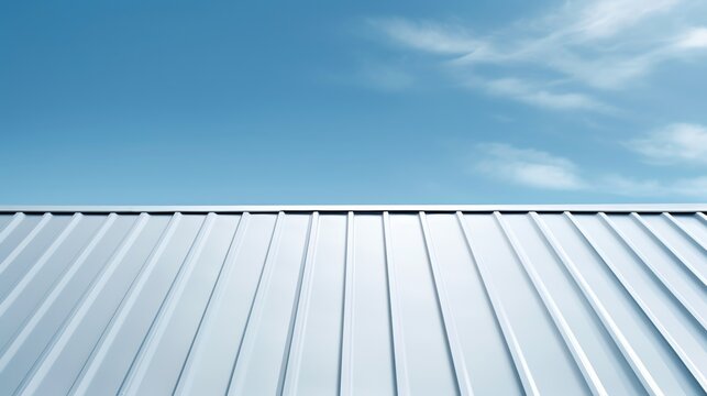 An image of roofing illustration background for presentation template. Ai generative