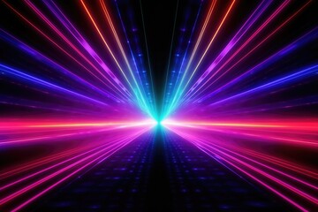 Obraz premium A colorful background with a purple light Generative AI