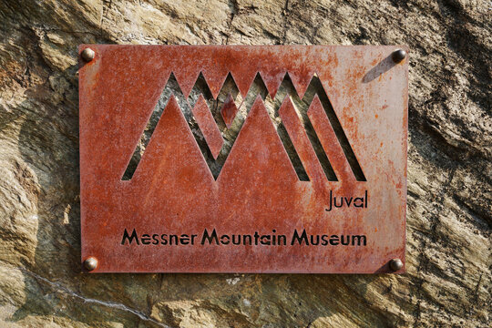 JUVAL CASTLE, NATURNS, KASTELBELL-TSCHARS, SOUTH TYROL, ITALY - MARCH, 2023: Messner Mountain Museum at Juval Castle.