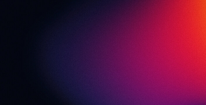 Red orange purple dark grainy gradient noise texture glowing spot light abstract background