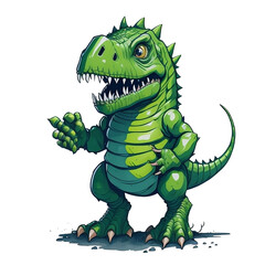 green dinosaur cartoon