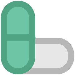 Medicine jar bold line icon