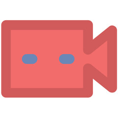 Camcorder Bold Line Icon

