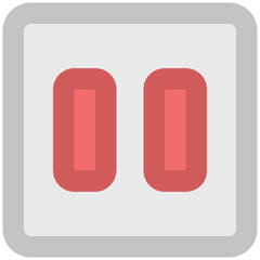 Music clappperboard line icon