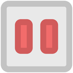 Fototapeta premium Music clappperboard line icon