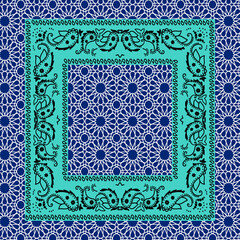 Obraz premium Digital And Textile Design Pattern