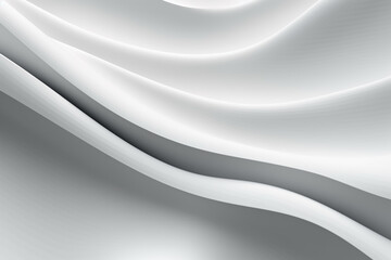 White stripe waves pattern futuristic background. 3d render illustration