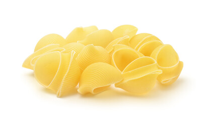 Macaroni pasta isolated on a white.