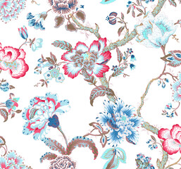 Textile and digital seamless pattern design 