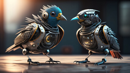 blue bird robot 