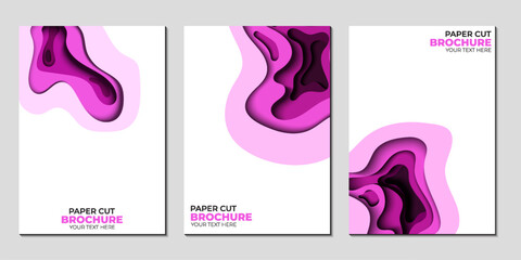 Modern abstract paper cut out background for website, banner, wallpaper, brochure, poster.