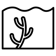 Obraz premium underwater line 