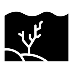 Fototapeta premium underwater glyph 