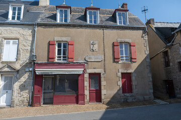 Charming town in Britany, France