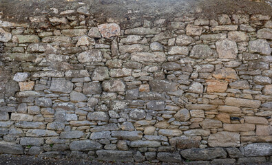 Old stone wall ideal for backgrounds and textures