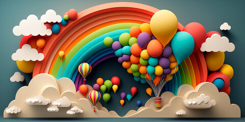 birthday, celebration, balloon, party