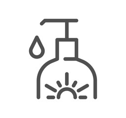 Travel and vacation related icon outline and linear vector.