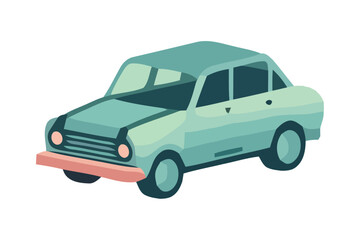 Modern transportation car icon