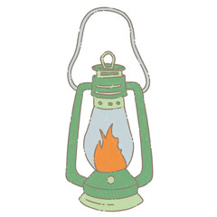 Lantern Green Lamp