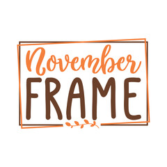 November frame