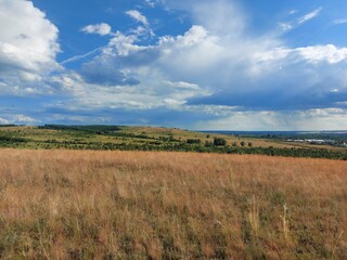 field and sky