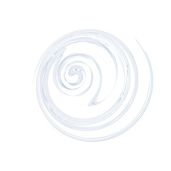 blue circle dynamic lines 3d vector illustration