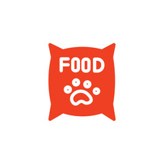 Bag Dog Food Solid Icon