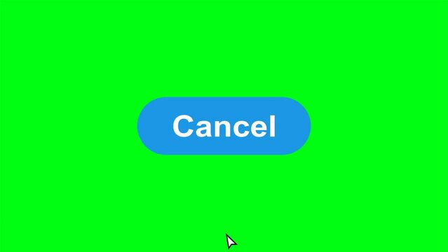 green cancel button