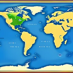 世界地図 A