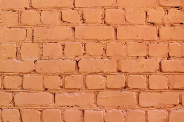 Abstract brick wall texture in bright color.