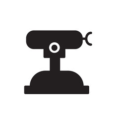 Manufacturing Industry Production Solid Icon