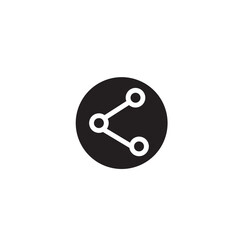 Media Share Social Solid Icon