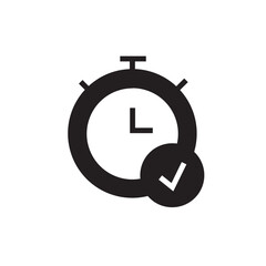 Quality Control Time Solid Icon