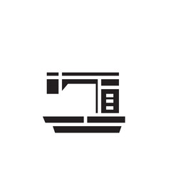 Sewing Machine Textile Solid Icon