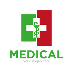 Medical Logo Design Illustration