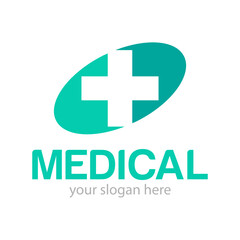 Obraz premium Medical Logo Design Illustration