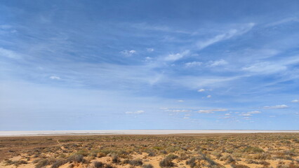 Along the Oodnadatta track in South Australia