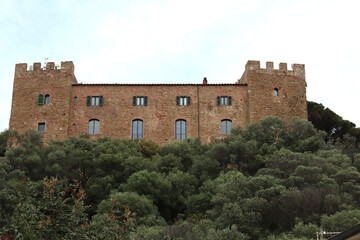 Fototapeta na wymiar castello di Castiglione della Pescaia Grosseto Italy-