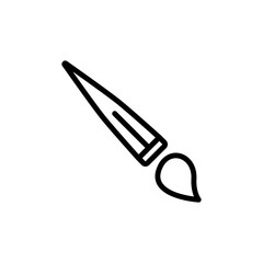 paint brush sign symbol vector